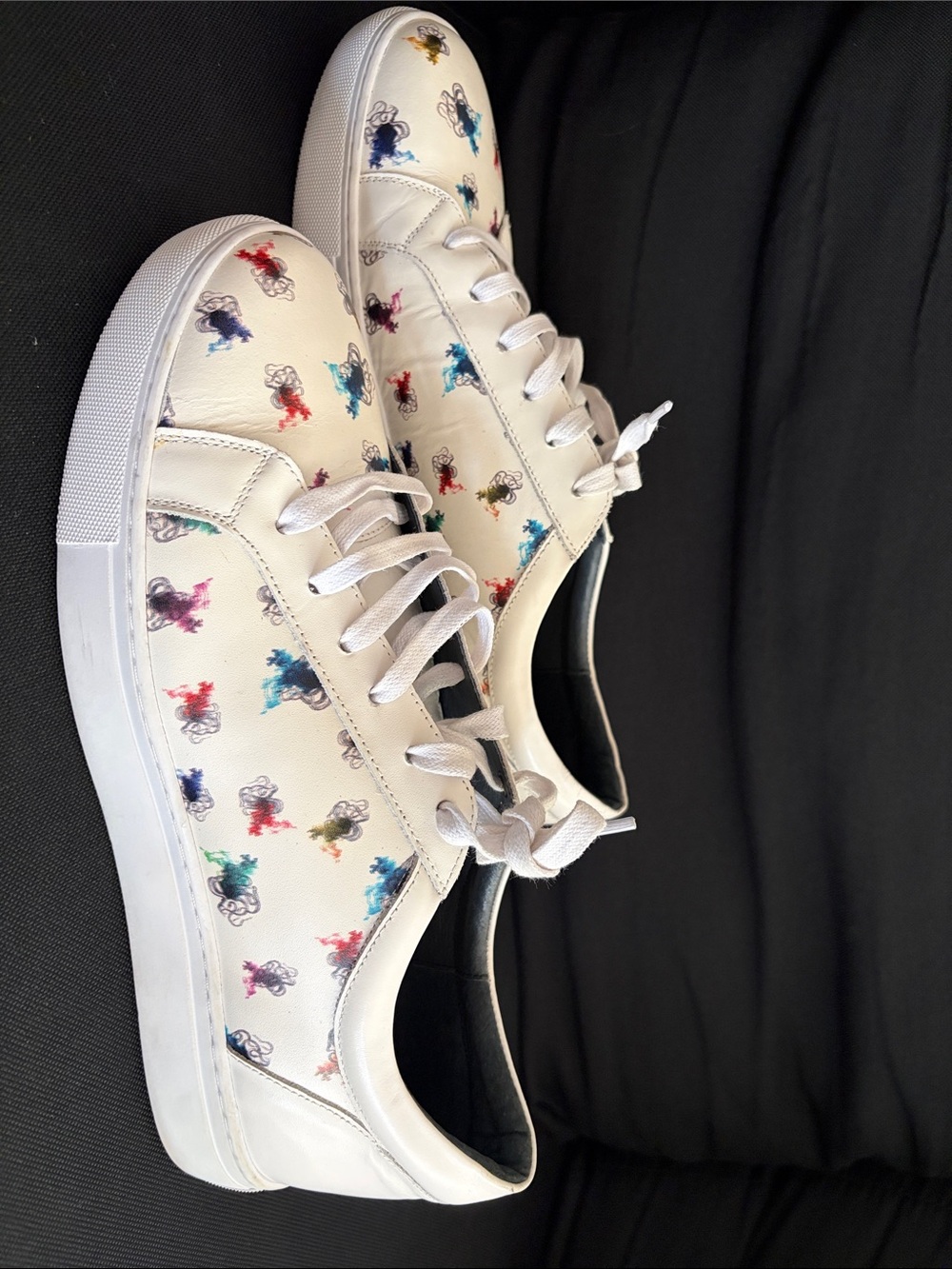 Mens Robert Graham leather sneakers - Picture 3 of 4